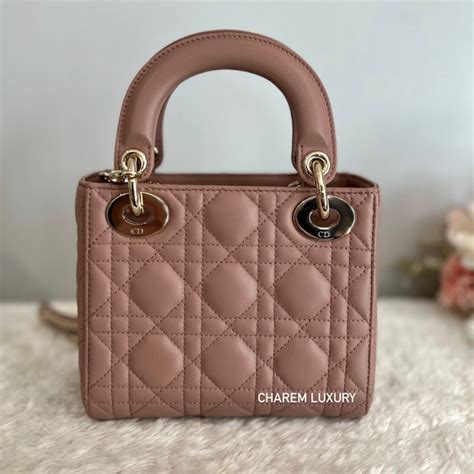 mini lady dior fard|lady dior leather bags.